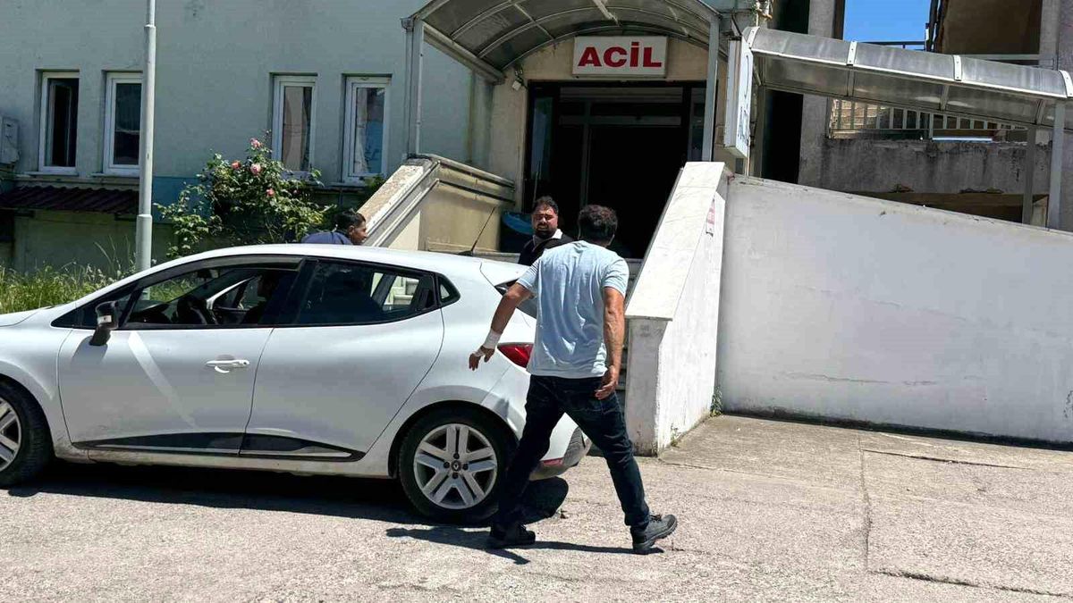 Alaplı’da yaralanan acemi kasaplar hastaneye koştu