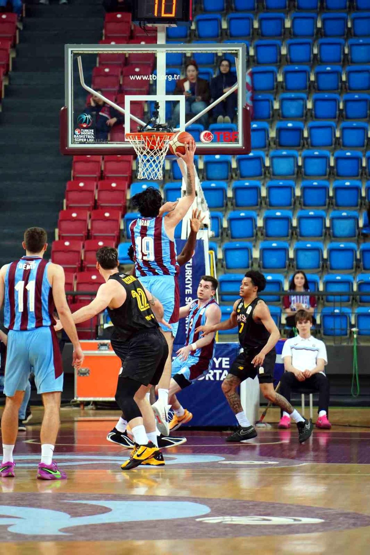 Basketbol Süper Ligi: Trabzonspor: 90 Mersin Spor : 80
