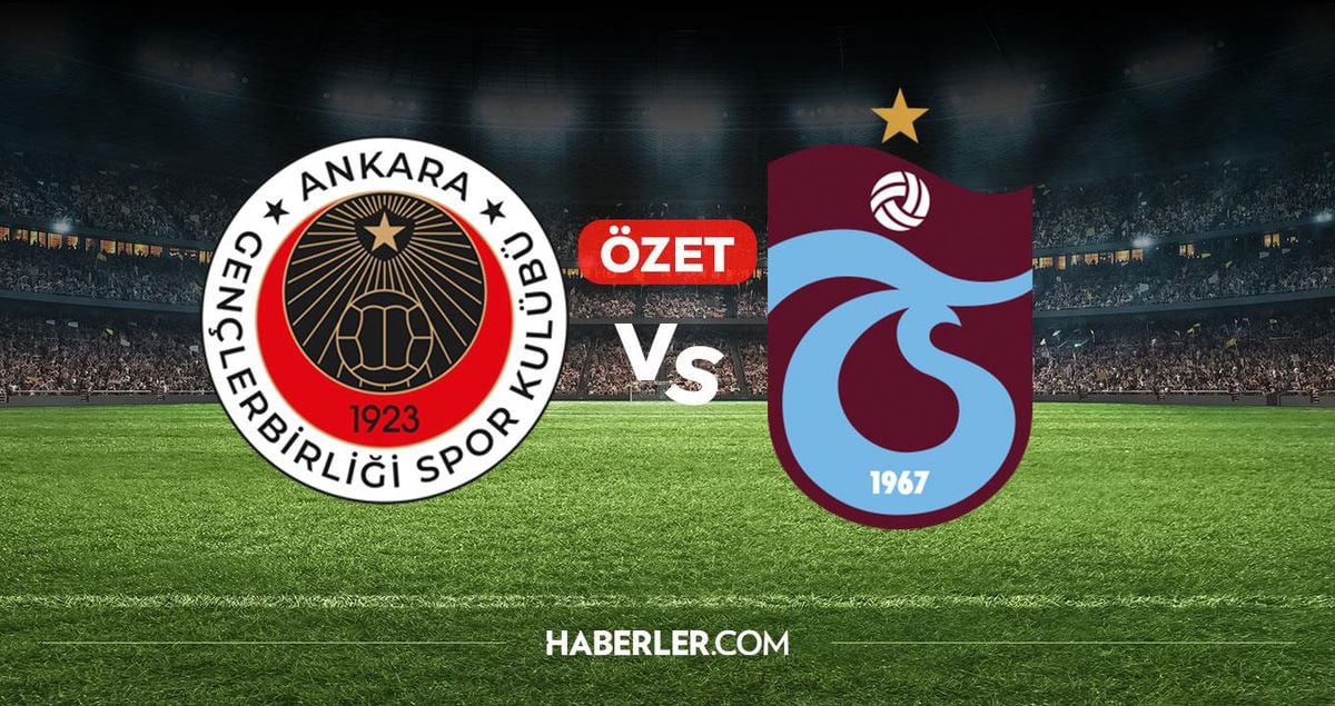 Gençlerbirliği Trabzonspor maç özeti ve golleri! (ÖZET) Gençlerbirliği Trabzonspor kaç kaç bitti, golleri kim attı?