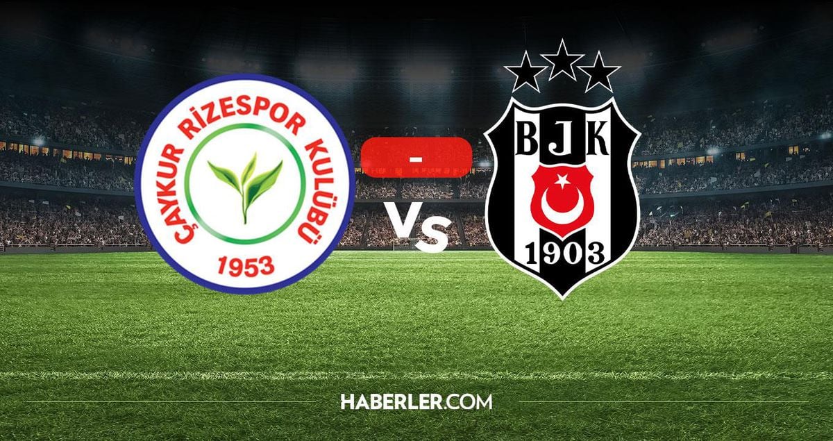 Rizespor Beşiktaş maçı kaç kaç? MAÇ SONUCU! Rizespor Beşiktaş golleri kim attı, canlı maç anlatımı!